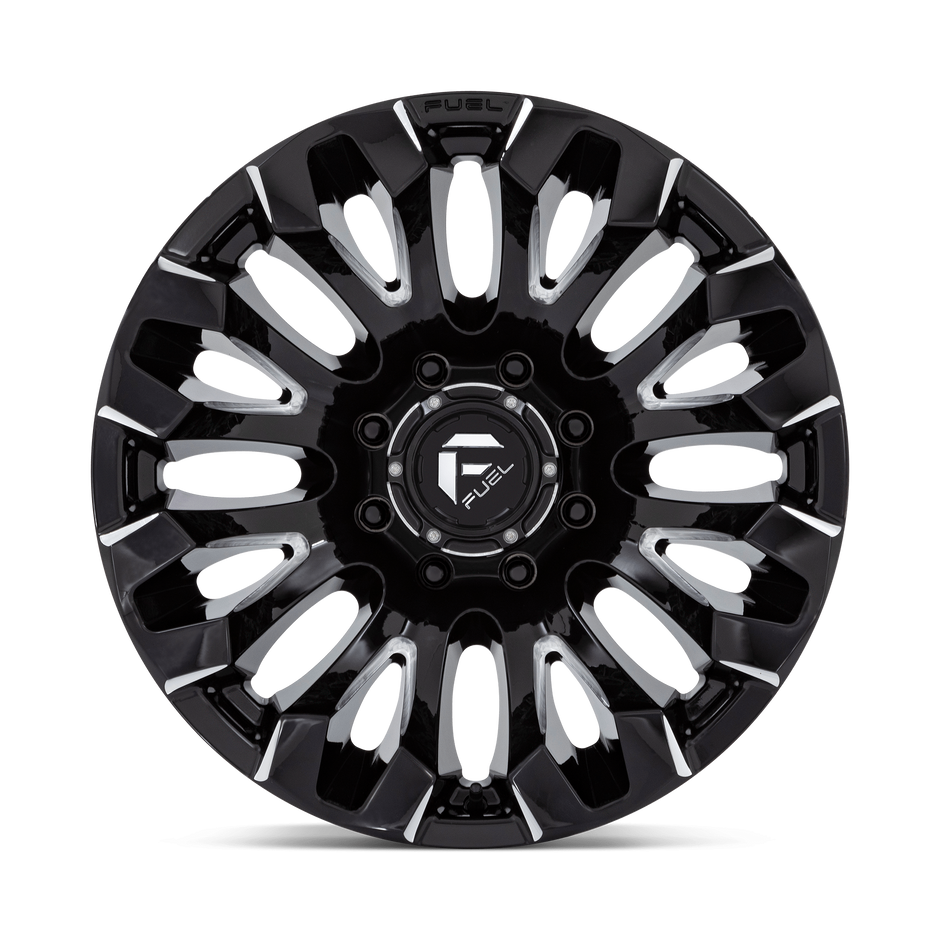 Fuel Wheels D828 Quake 18x9 Gloss Black Milled 1mm ET 125.1mm CB 8x170