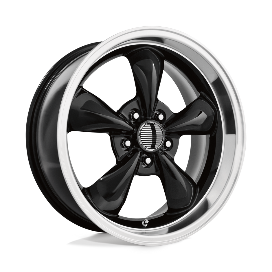 Performance Replicas PR106 18x10 Gloss Black w/Machined Lip 45mm ET 70.7mm CB 5x114.3
