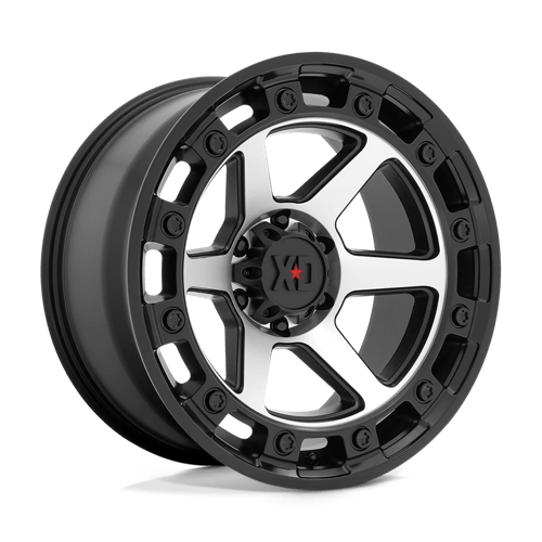 XD Wheels XD862 Raid 17x9 Satin Black Machined wheel