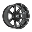 XD Wheels XD854 Reactor 20x9 Gloss Black Milled wheel