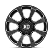 XD Wheels XD854 Reactor 20x10 Gloss Black Milled -18mm ET 110.1mm CB 5x139.7/5x150 wheel