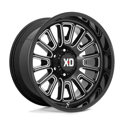 XD Wheels XD864 Rover 20x9 Gloss Black Milled wheel