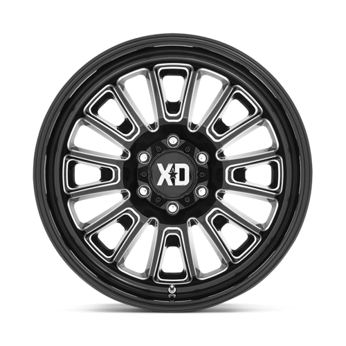 XD Wheels XD864 Rover 22x10 Gloss Black Milled -18mm ET 106.1mm CB 6x139.7 wheel