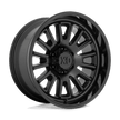 XD Wheels XD864 Rover 20x10 Satin Black w/Gloss Black Lip -18mm ET 87.1mm CB 6x135 wheel