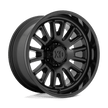 XD Wheels XD864 Rover 20x9 Satin Black w/Gloss Black Lip wheel