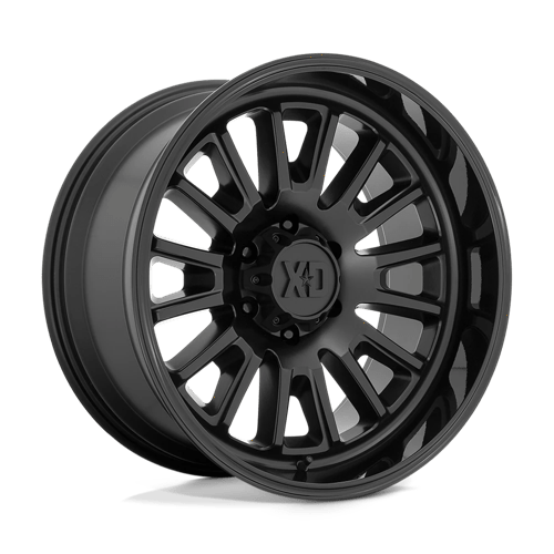 XD Wheels XD864 Rover 22x10 Satin Black w/Gloss Black Lip -18mm ET 106.1mm CB 6x139.7 wheel