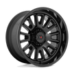 XD Wheels XD864 Rover 20x10 Satin Black w/Gloss Black Lip -18mm ET 87.1mm CB 6x135 wheel