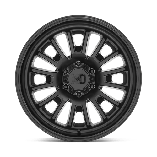 XD Wheels XD864 Rover 24x12 Satin Black w/Gloss Black Lip -44mm ET 106.1mm CB 6x139.7 wheel