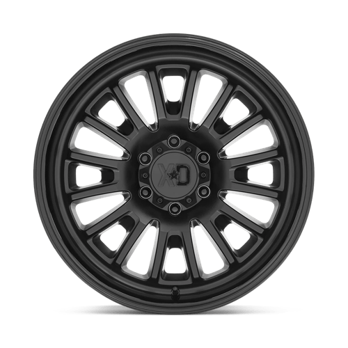 XD Wheels XD864 Rover 22x12 Satin Black w/Gloss Black Lip -44mm ET 106.1mm CB 6x139.7 wheel