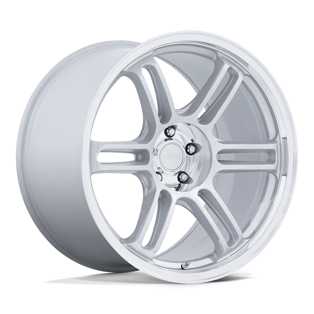 Rotiform RC209 RPS 18x10.5 Matte Silver w/Diamond Cut Lip 22mm ET 72.56mm CB 5x114.3