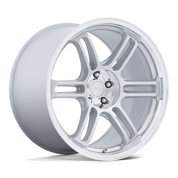 Rotiform RC209 RPS 18x10.5 Matte Silver w/Diamond Cut Lip 22mm ET 72.56mm CB 5x114.3