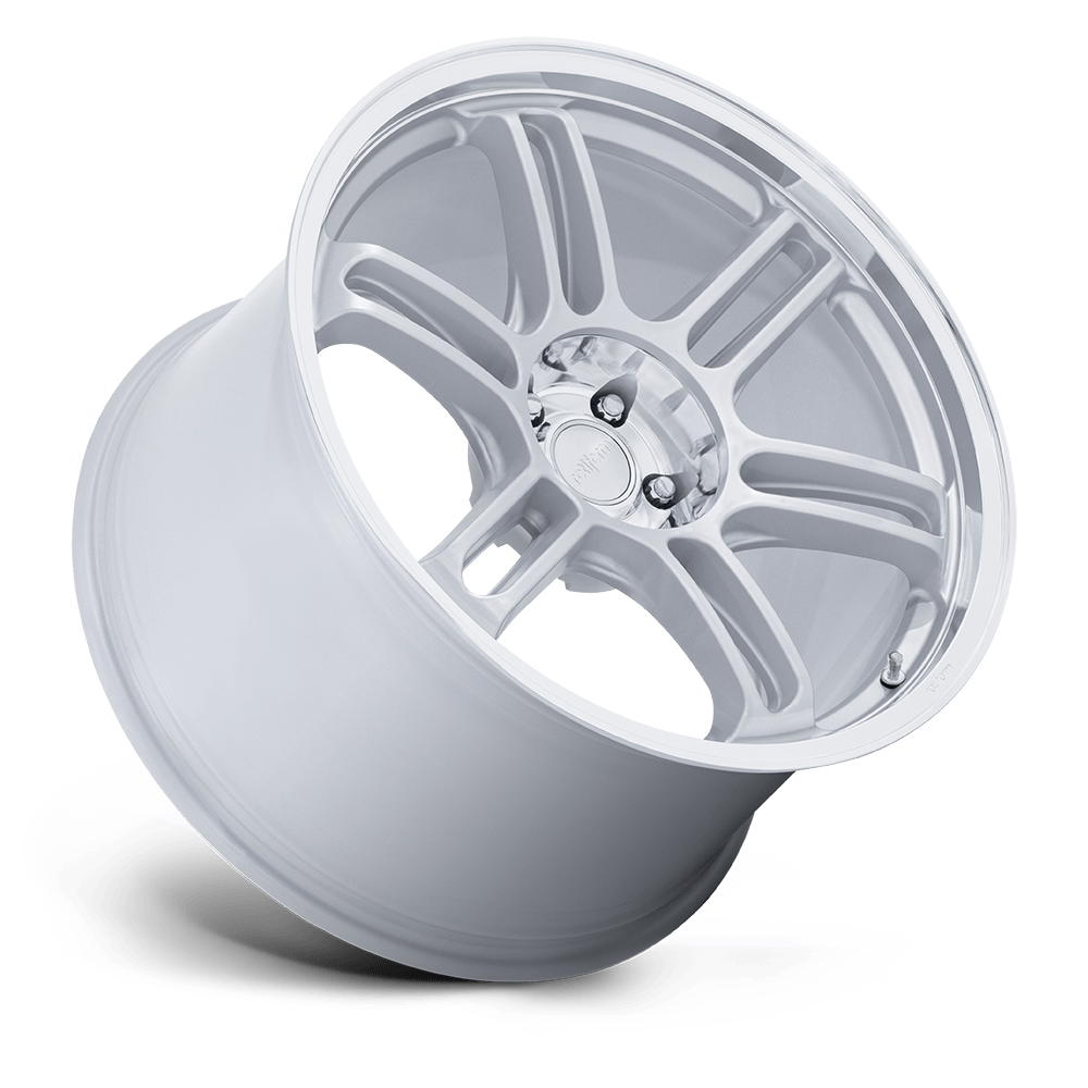 Rotiform RC209 RPS 18x10.5 Matte Silver w/Diamond Cut Lip 22mm ET 72.56mm CB 5x114.3