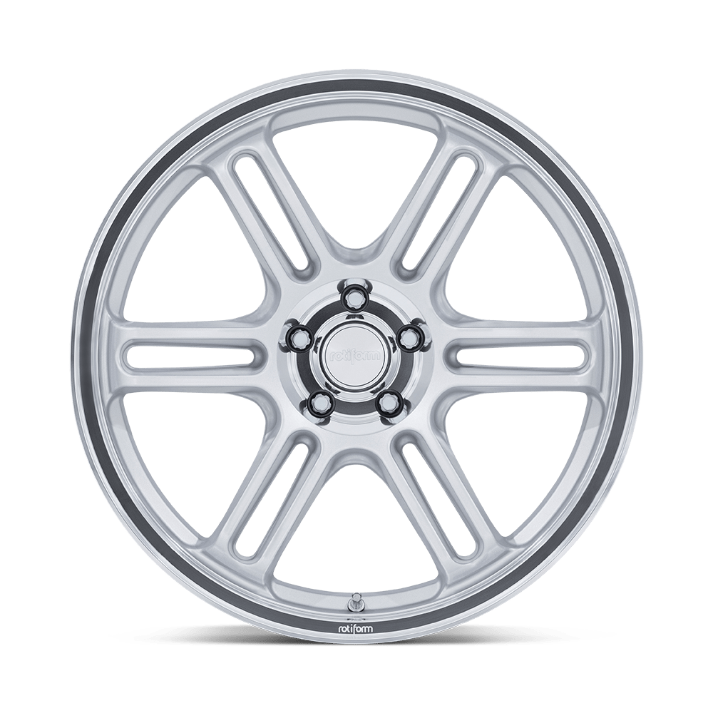 Rotiform RC209 RPS 18x10.5 Matte Silver w/Diamond Cut Lip 22mm ET 72.56mm CB 5x114.3