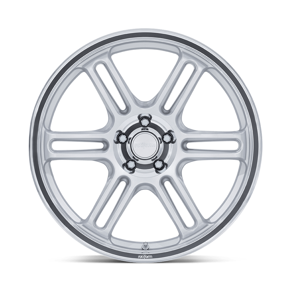 Rotiform RC209 RPS 18x10.5 Matte Silver w/Diamond Cut Lip 22mm ET 72.56mm CB 5x114.3