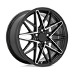 Ruff Wheels Clutch 18x8 Gloss Black w/Machined Face wheel