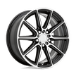 Ruff Wheels Throttle 18x8 Gloss Black w/Machined Face wheel
