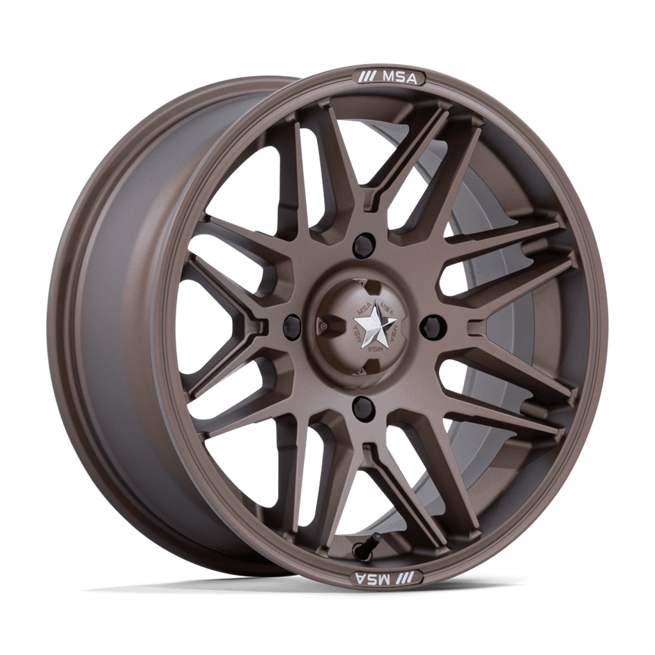 MSA Offroad Wheels M52 Radar UTV 16x7 Matte Bronze 10mm ET 72.56mm CB 5x114.3