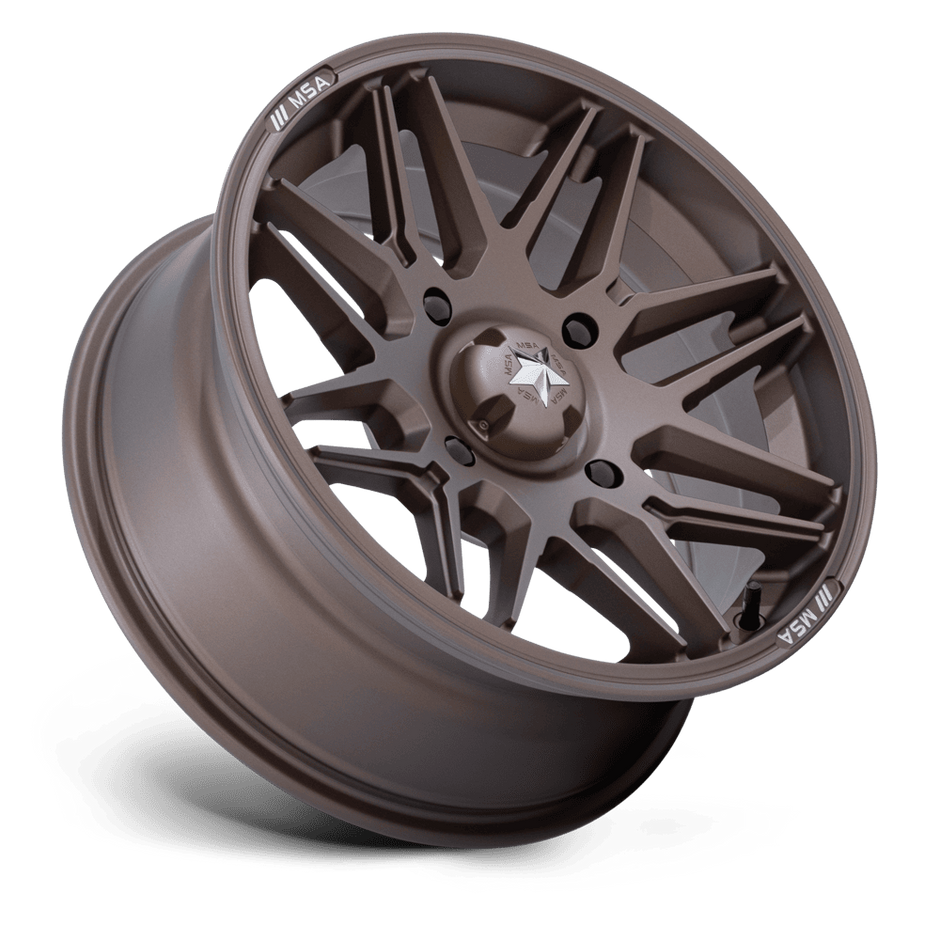 MSA Offroad Wheels M52 Radar UTV 16x7 Matte Bronze 10mm ET 72.56mm CB 5x114.3