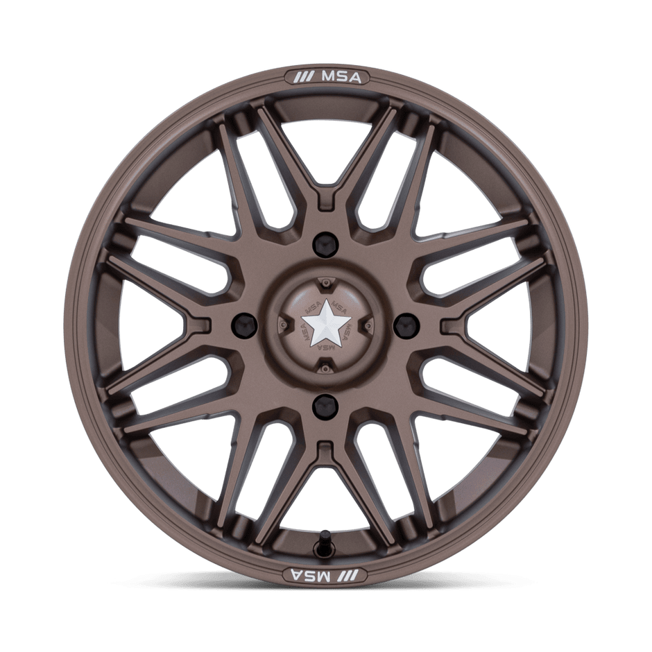 MSA Offroad Wheels M52 Radar UTV 16x7 Matte Bronze 10mm ET 72.56mm CB 5x114.3