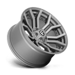 Fuel Wheels D713 Rage Platinum 20x10 Brushed Gunmetal w/Tinted Clear -18mm ET 125.1mm CB 8x170
