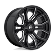 Fuel Wheels D711 Rage 20x10 Gloss Black Milled -18mm ET 87.1mm CB 5x127/5x139.7