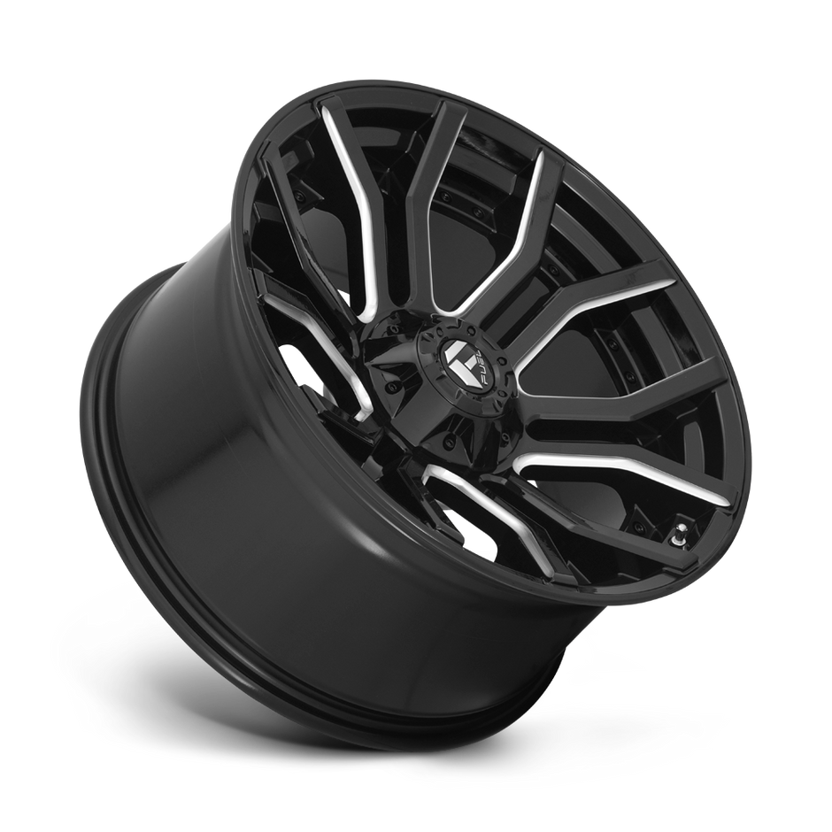 Fuel Wheels D711 Rage 20x10 Gloss Black Milled -18mm ET 87.1mm CB 5x127/5x139.7