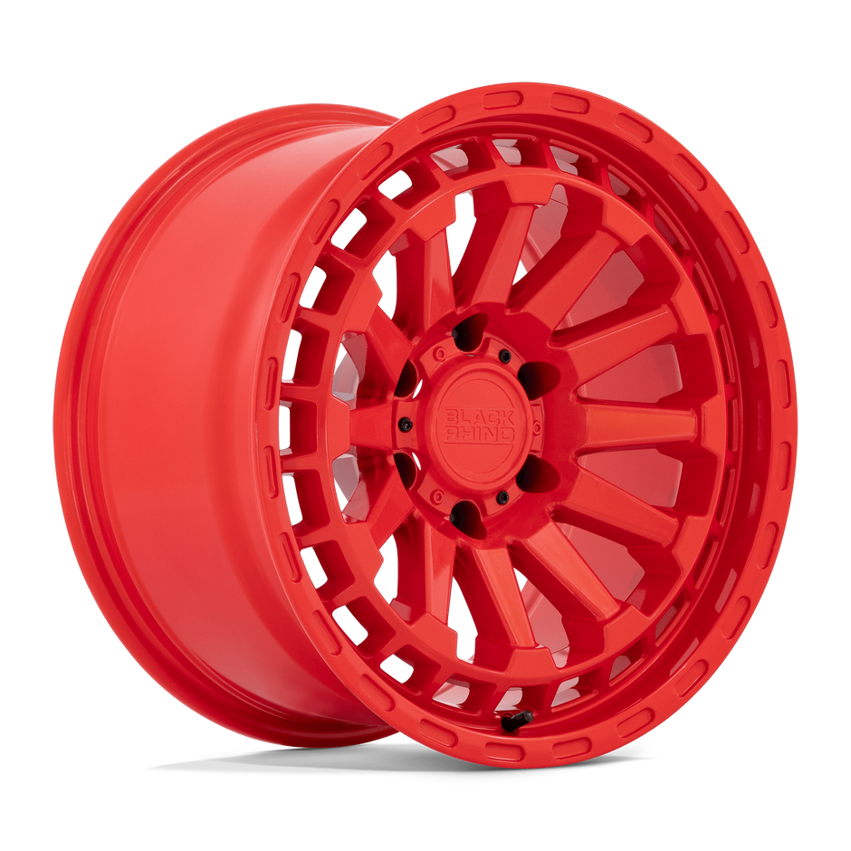 Black Rhino Hard Alloys Raid 17x8.5 Gloss Red -18mm ET 112.1mm CB 6x139.7