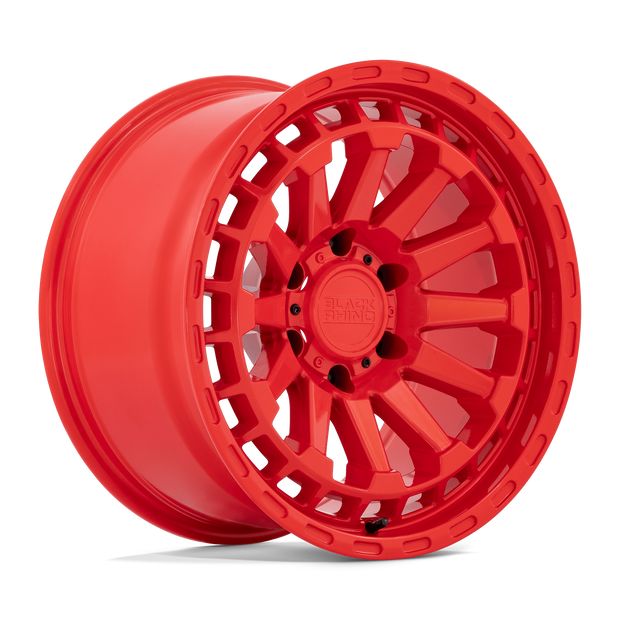 Black Rhino Hard Alloys Raid 17x8.5 Gloss Red -18mm ET 71.5mm CB 5x127