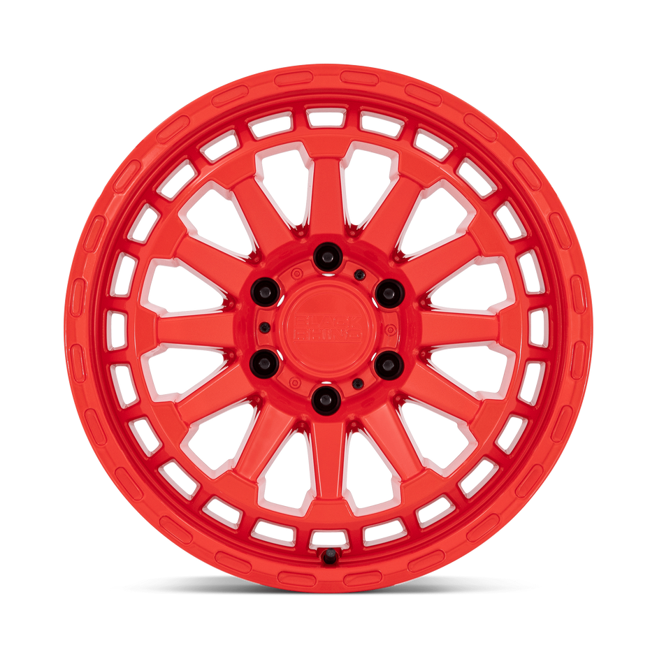 Black Rhino Hard Alloys Raid 17x8.5 Gloss Red -18mm ET 112.1mm CB 6x139.7