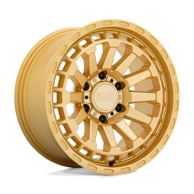 Black Rhino Hard Alloys Raid 17x8.5 Gold 0mm ET 112.1mm CB 6x139.7