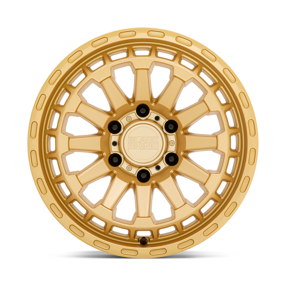 Black Rhino Hard Alloys Raid 17x8.5 Gold 0mm ET 112.1mm CB 6x139.7