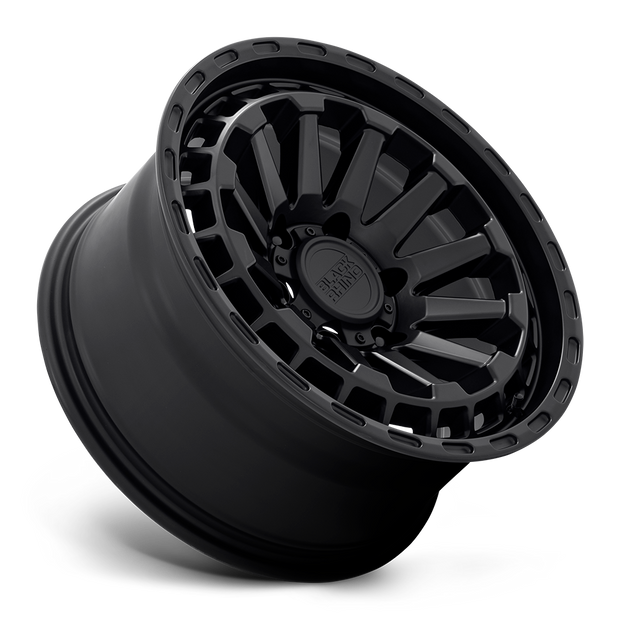 Black Rhino Hard Alloys Raid 17x8.5 Matte Black -18mm ET 71.5mm CB 5x114.3
