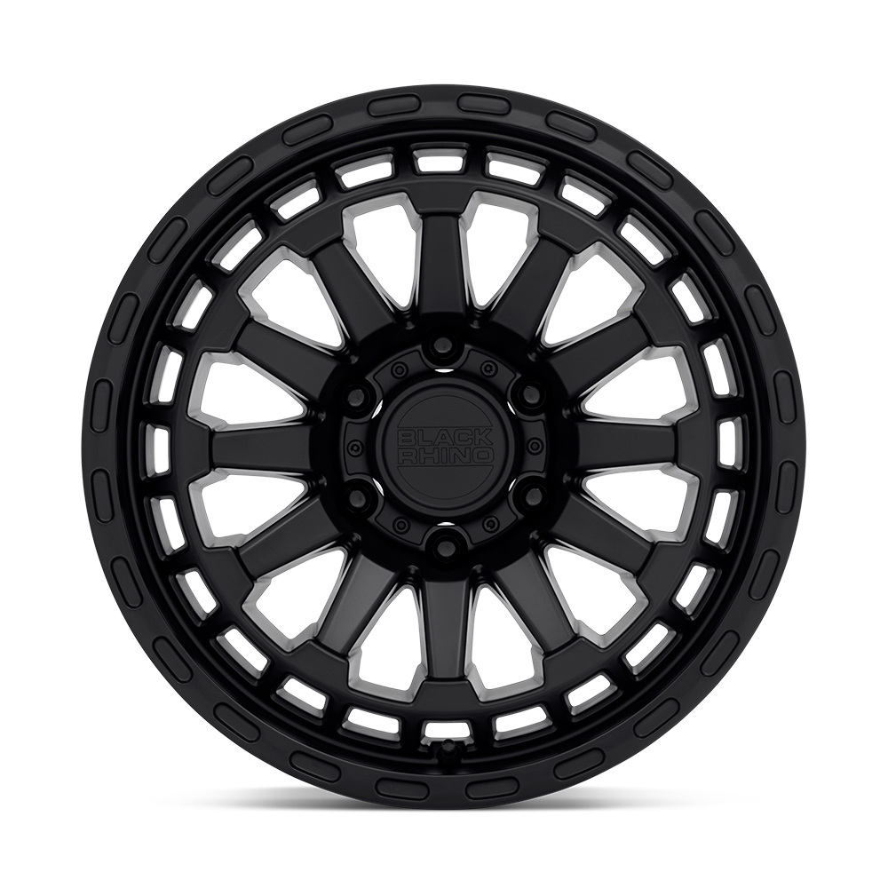 Black Rhino Hard Alloys Raid 17x8.5 Matte Black 0mm ET 71.5mm CB 5x127