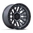 Fuel Wheels FC890 Rail 17x9 Gloss Gunmetal w/Gloss Black Lip 1mm ET 71.5mm CB 5x127