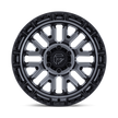 Fuel Wheels FC890 Rail 17x9 Gloss Gunmetal w/Gloss Black Lip 1mm ET 71.5mm CB 5x127