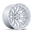 Fuel Wheels FC890 Rail 17x9 Gloss Silver w/Machined Face 1mm ET 71.5mm CB 5x127