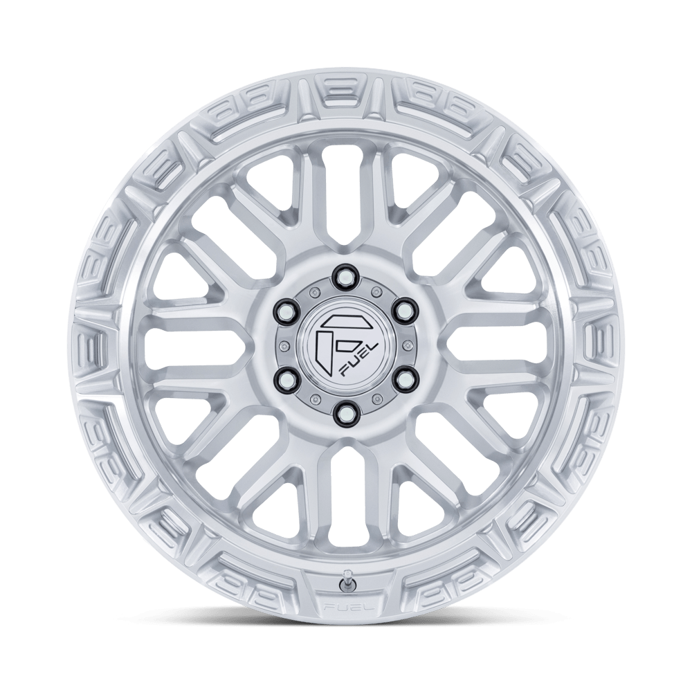Fuel Wheels FC890 Rail 17x9 Gloss Silver w/Machined Face 1mm ET 71.5mm CB 5x127