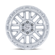 Fuel Wheels FC890 Rail 17x9 Gloss Silver w/Machined Face 1mm ET 71.5mm CB 5x127