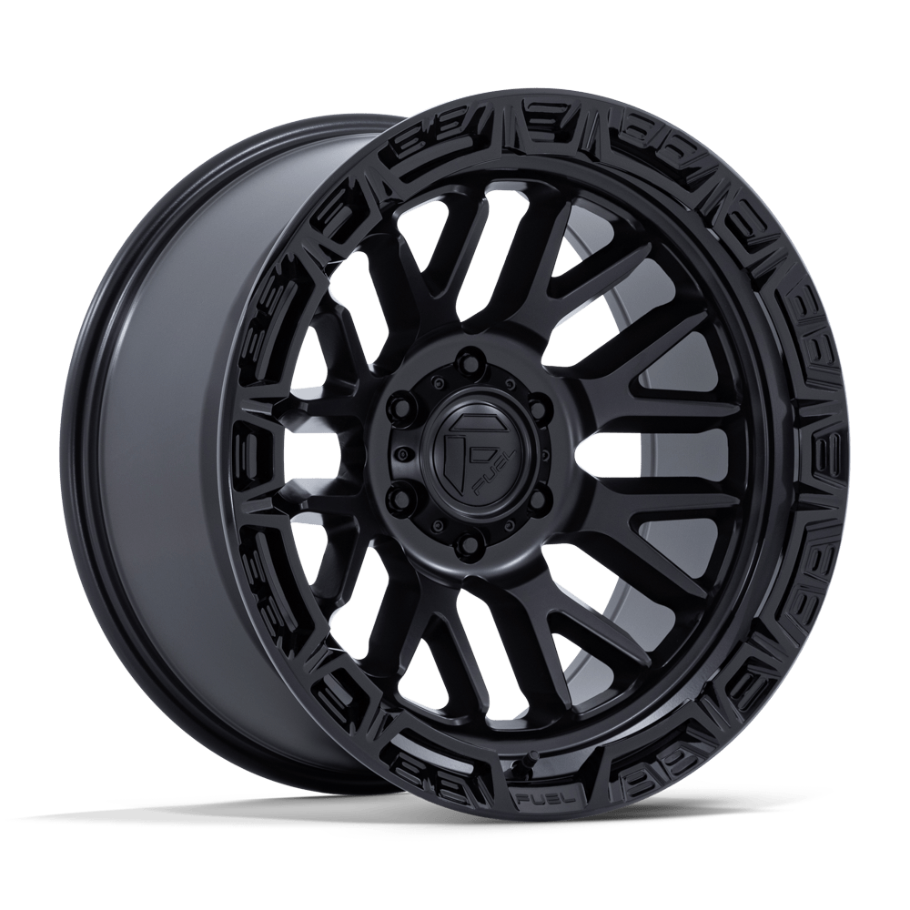 Fuel Wheels FC890 Rail 17x9 Matte Black w/Gloss Black Lip 1mm ET 71.5mm CB 5x127