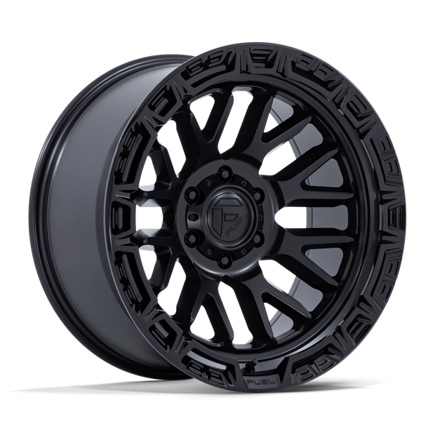 Fuel Wheels FC890 Rail 17x9 Matte Black w/Gloss Black Lip 1mm ET 71.5mm CB 5x127