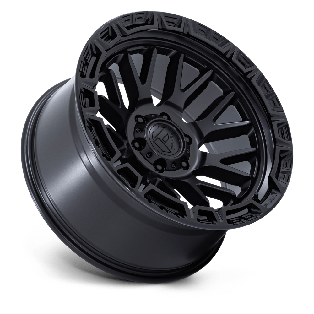 Fuel Wheels FC890 Rail 17x9 Matte Black w/Gloss Black Lip 1mm ET 71.5mm CB 5x127