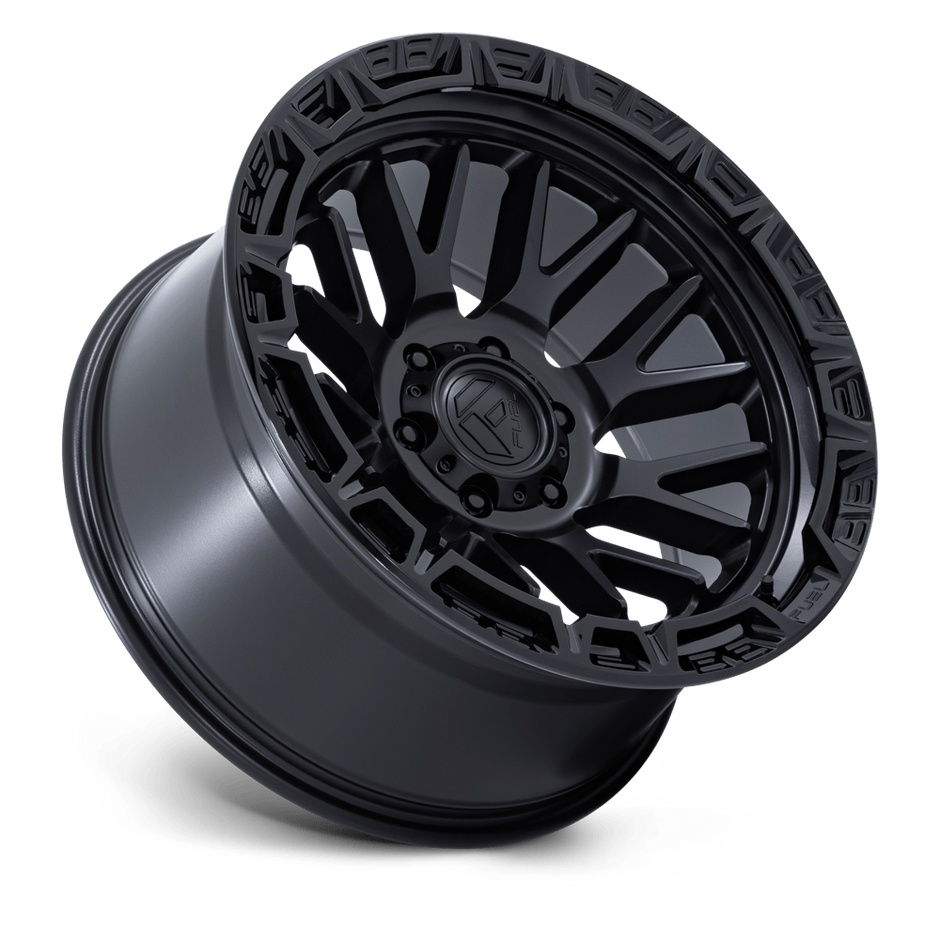 Fuel Wheels FC890 Rail 17x9 Matte Black w/Gloss Black Lip 1mm ET 71.5mm CB 5x127