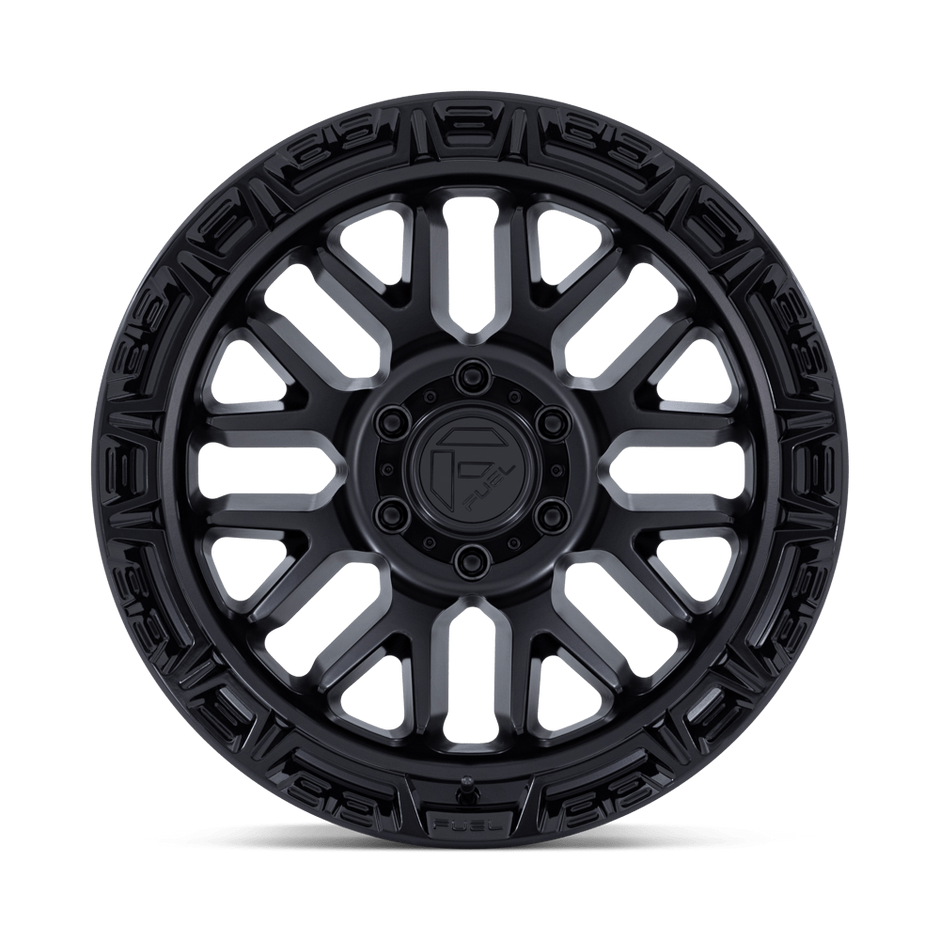 Fuel Wheels FC890 Rail 17x9 Matte Black w/Gloss Black Lip 1mm ET 71.5mm CB 5x127