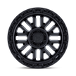 Fuel Wheels FC890 Rail 17x9 Matte Black w/Gloss Black Lip 1mm ET 71.5mm CB 5x127