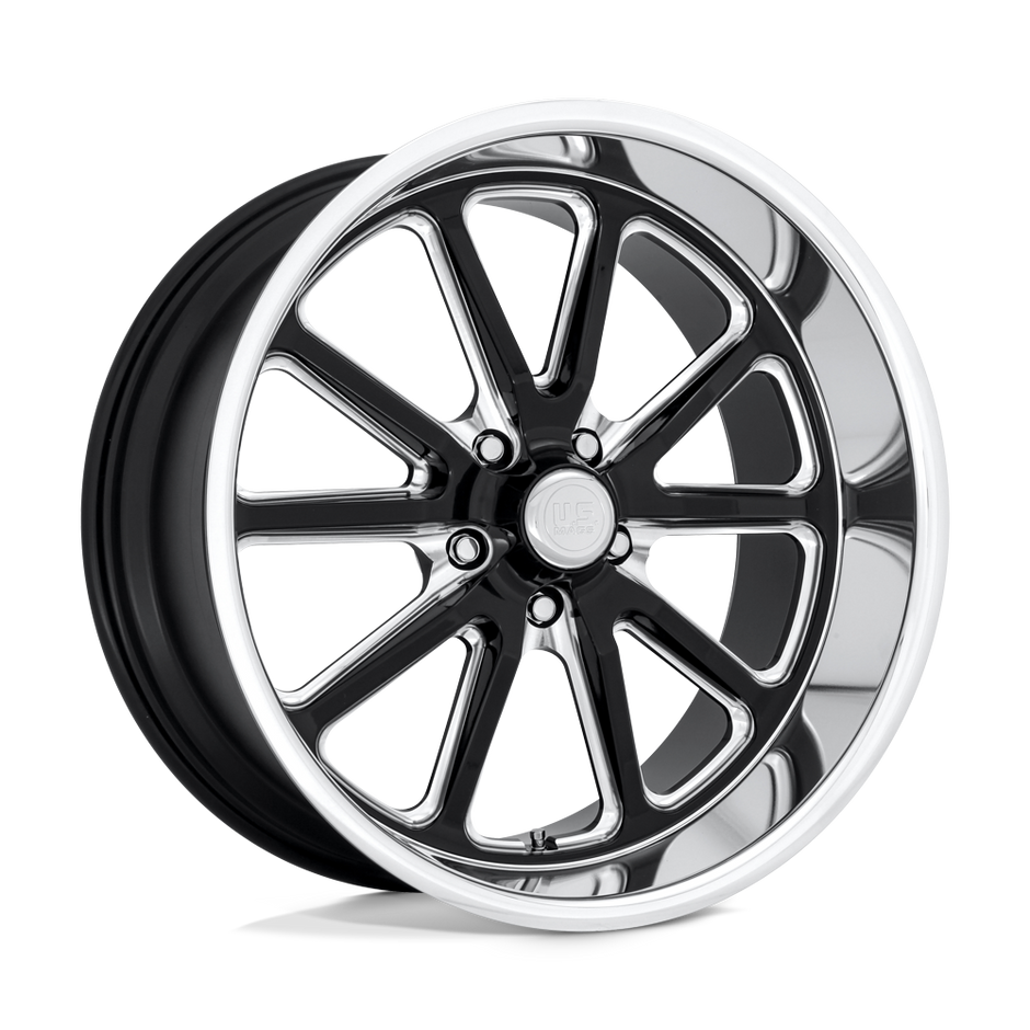 U.S. Mags U117 Rambler 17x8 Gloss Black Milled 1mm ET 72.56mm CB 5x120.65
