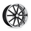 U.S. Mags U117 Rambler 17x8 Gloss Black Milled 1mm ET 72.56mm CB 5x120.65