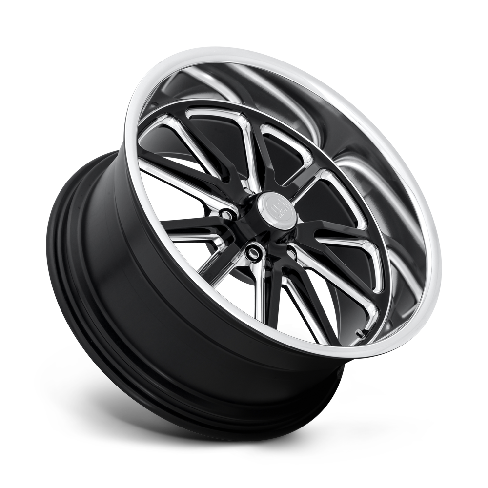 U.S. Mags U117 Rambler 17x8 Gloss Black Milled 1mm ET 72.56mm CB 5x120.65