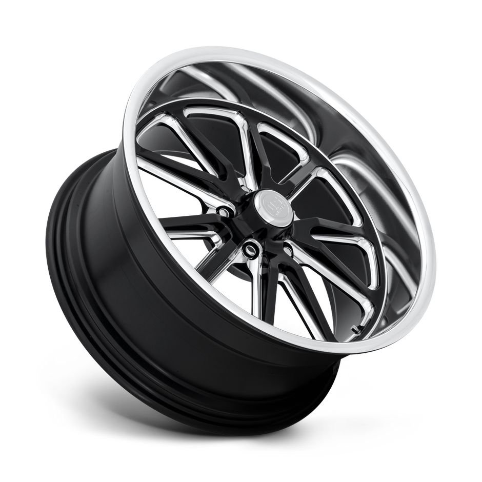 U.S. Mags U117 Rambler 17x8 Gloss Black Milled 1mm ET 72.56mm CB 5x120.65