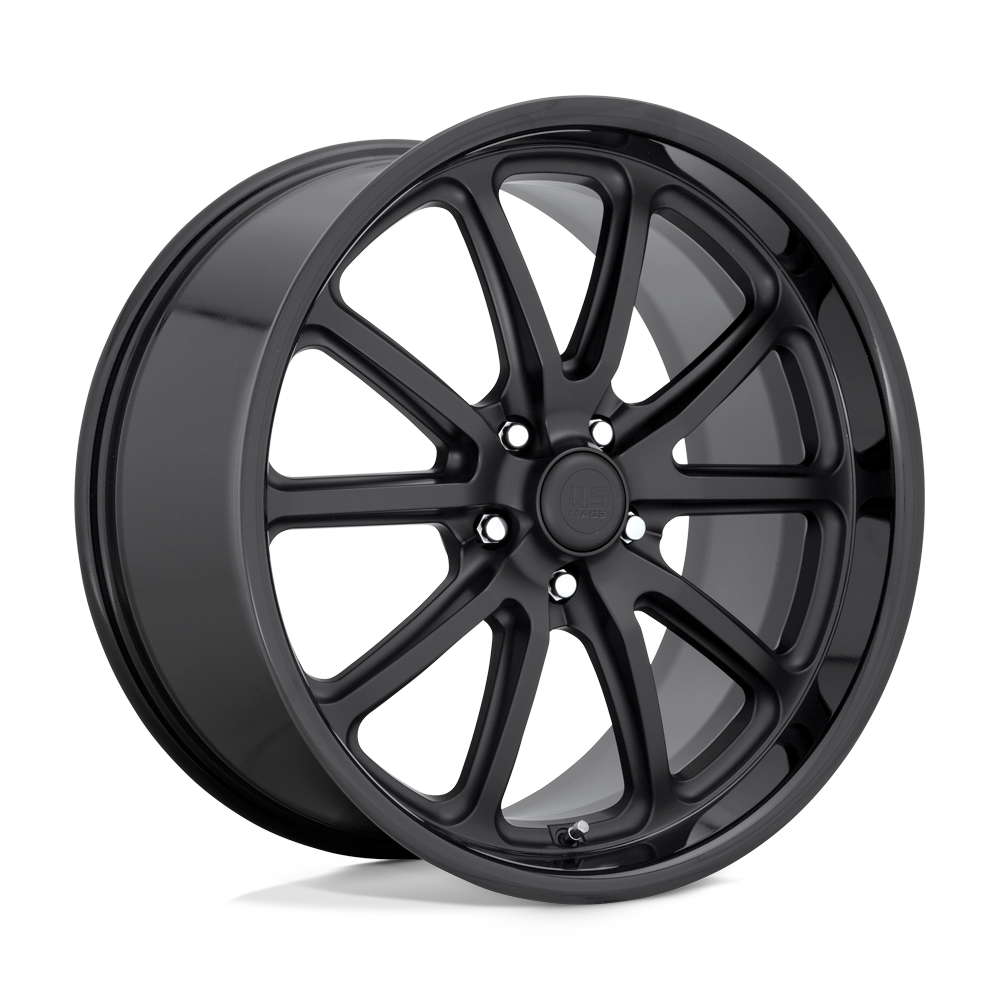 U.S. Mags U123 Rambler 18x8 Gloss Black w/Matte Black 1mm ET 72.56mm CB 5x120.65
