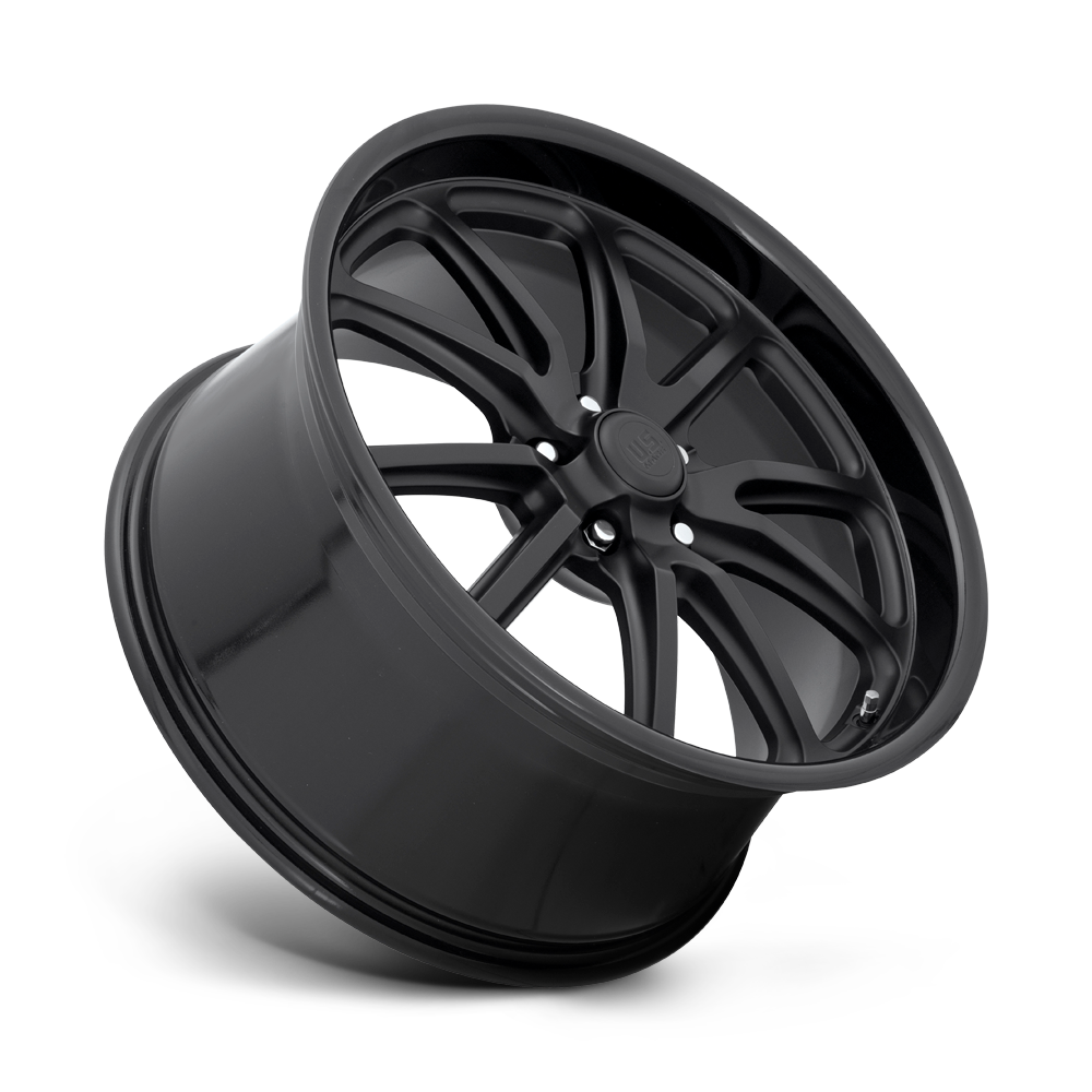 U.S. Mags U123 Rambler 18x8 Gloss Black w/Matte Black 1mm ET 72.56mm CB 5x120.65